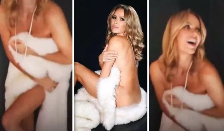 Amanda Holden, 51, causes stir with jaw-dropping nude snap wearing diamonds ‘worth £1m’